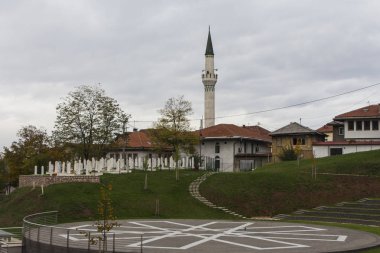 Eski cami Saraybosna tarihi bölge. Bosna Hersek