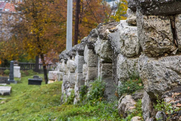 Historický Opuštěný Židovský Hřbitov Sarajevu Bosna Hercegovina — Stock fotografie