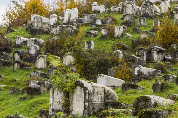 Historický Opuštěný Židovský Hřbitov Sarajevu Bosna Hercegovina — Stock fotografie