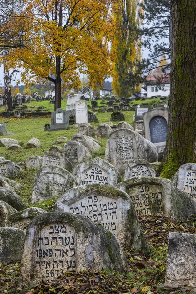 Historický Opuštěný Židovský Hřbitov Sarajevu Bosna Hercegovina — Stock fotografie
