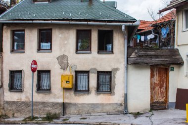 Saraybosna'da Merkezi tarihi bir ev. Bosna Hersek