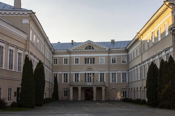 Historiskt Hus Gamla Stan Vilnius Litauen — Stockfoto