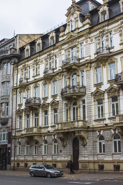 Casa Histórica Cidade Velha Vilnius Lituânia — Fotografia de Stock