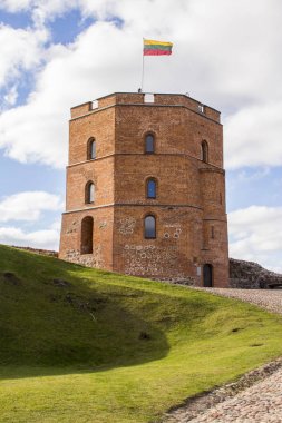 Vilnius tarihi Gediminas Kale Kulesi. Litvanya