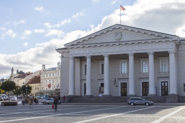 Vilnius Belediye Binası binası. Litvanya