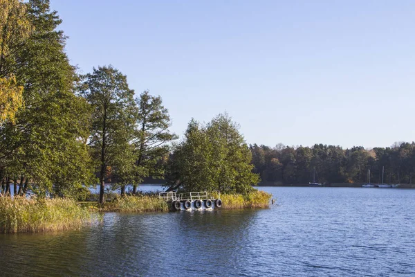 Lago Galve Trakai Lituania — Foto de Stock