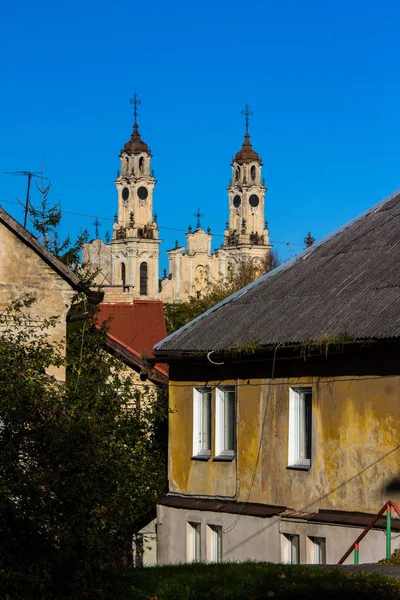 Verlassene Katholische Kirche Der Himmelfahrt Vilnius Litauen — Stockfoto