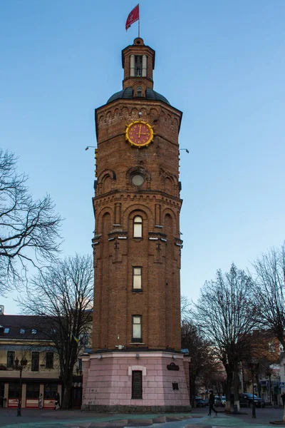 Ιστορικός Πύργος Νερού Στο Κέντρο Της Βινχρία Σύμβολο Της Πόλης — Φωτογραφία Αρχείου