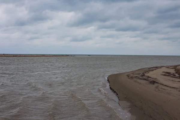 Danube Jette Dans Mer Noire Près Ville Vylkove Ukraine — Photo