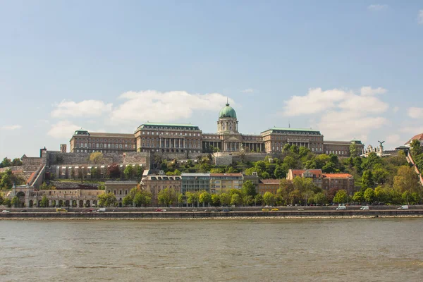 Uitzicht Buda Castle Boedapest Hongarije — Stockfoto