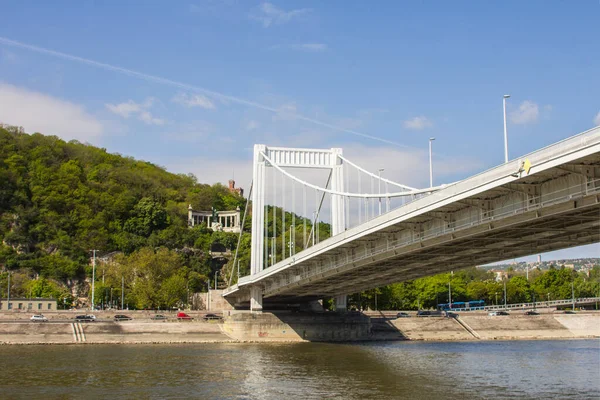 Vista Ponte Elisabeth Budapeste Hungria — Fotografia de Stock