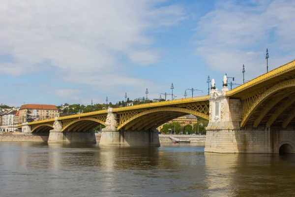 Vista Ponte Margaret Budapeste Hungria — Fotografia de Stock