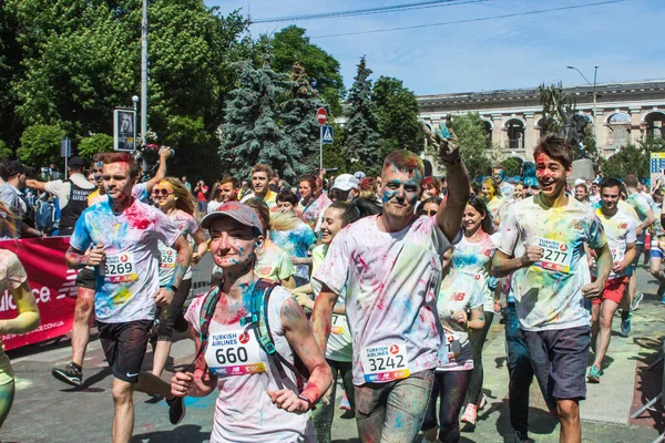 Charity Maraton Holirun Kiev Ukraina Juni 2017 — Stockfoto