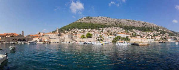 Dubrovnik Şehrinin Panoramik Manzarası Hırvatistan — Stok fotoğraf