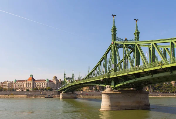 Utsikt Över Liberty Bridge Budapest Ungern — Stockfoto