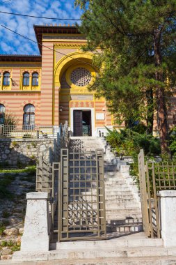 Saraybosna 'daki İslam Bilimleri Fakültesi binası. Bosna-Hersek