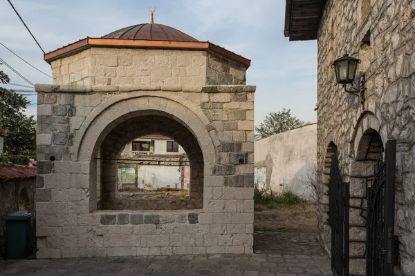 Construyendo Territorio Una Antigua Mezquita Osmanagic Podgorica Montenegro — Foto de Stock