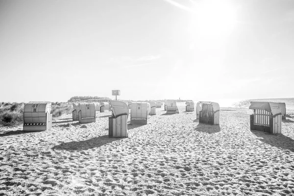 Beach Chairs Baltic Sea Beach Sunlight — Stock Photo, Image