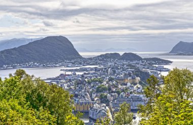 alesund için Panorama görünümünden aksla - alesund açısından