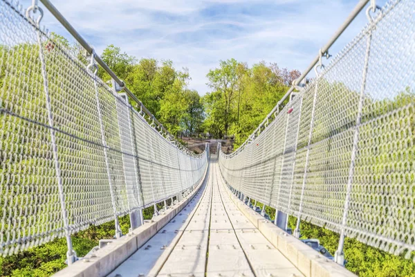 Eine Der Größten Seilbrücken — Stockfoto