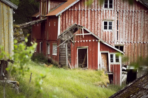 Alte verlassene Häuser — Stockfoto