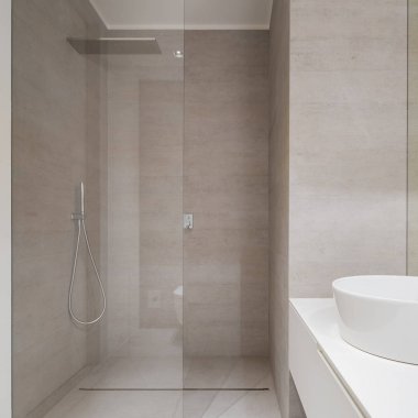Duş Banyo bej