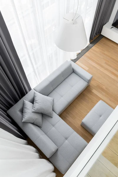 Köşe kanepe oturma odası — Stok fotoğraf
