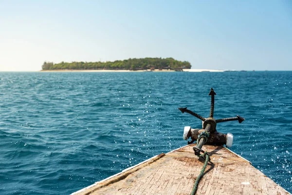 Båt på Prison Island — Stockfoto