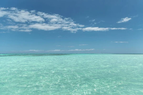Paraíso azul-turquesa Oceano Índico — Fotografia de Stock