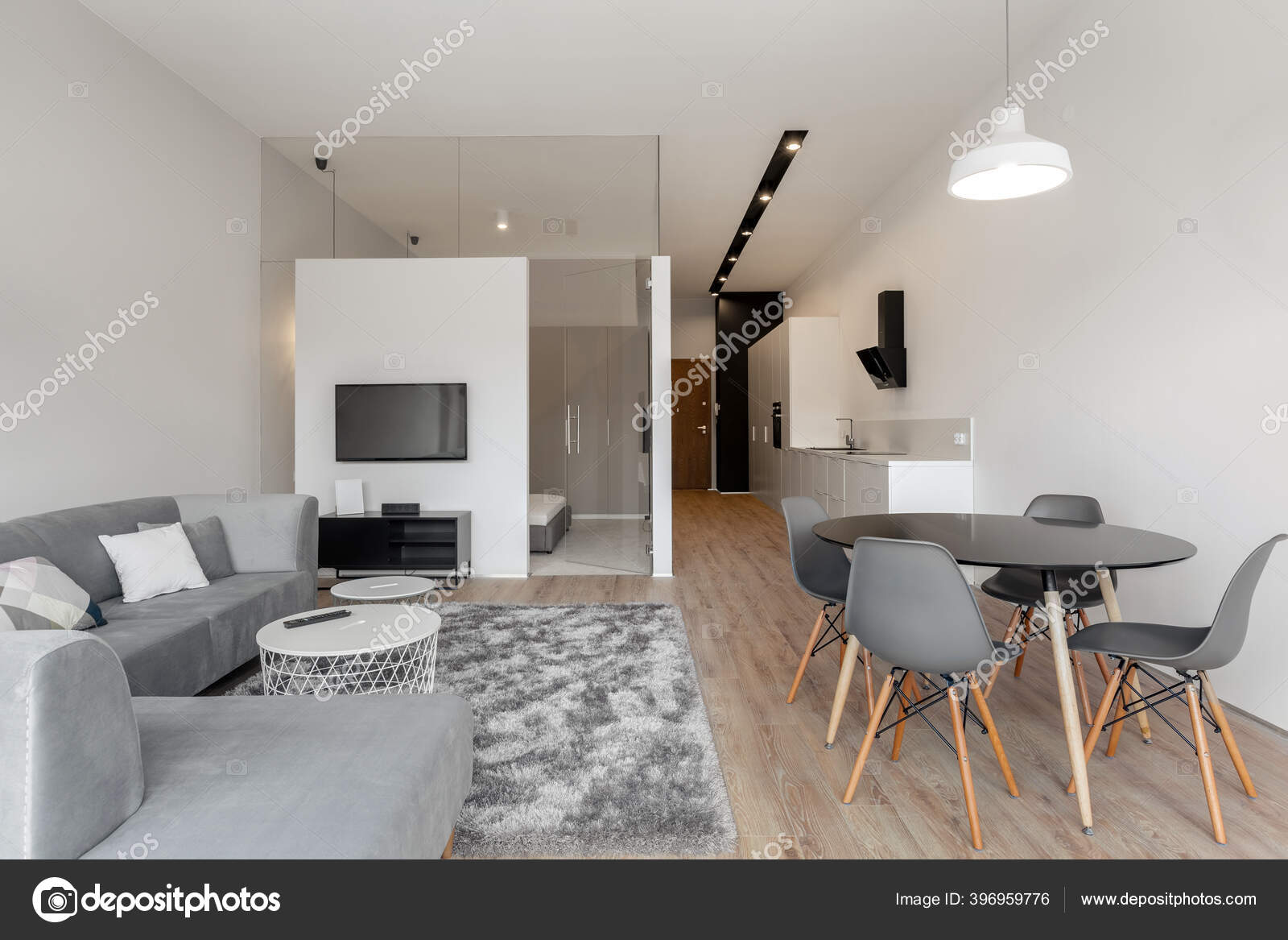 Apartment Kitchen Living Room Dining