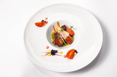 Hamurda kızarmış karides.