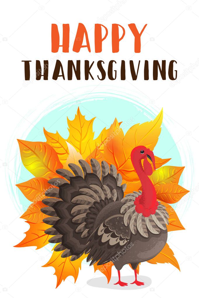 Thanksgiving greeting card, poster, banner, flyer and other. Vector illustrations