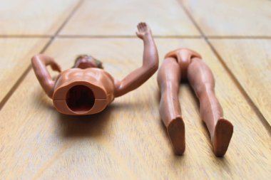 Plastik oyuncak Objets kırık