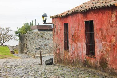 Arnavut kaldırımlı rustik Street Köyü