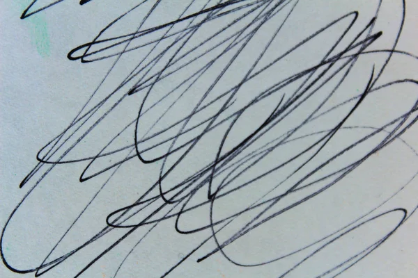 Scribble Drawing Surface Closeup — Stock Photo, Image