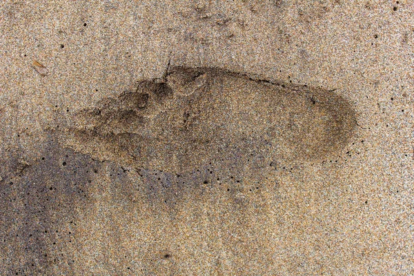Barefoot Písečném Detailu — Stock fotografie