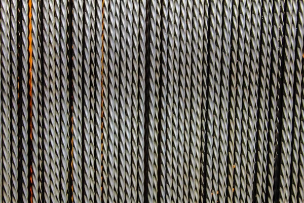 Fransen Kunststoff Vorhang Oberfläche — Stockfoto