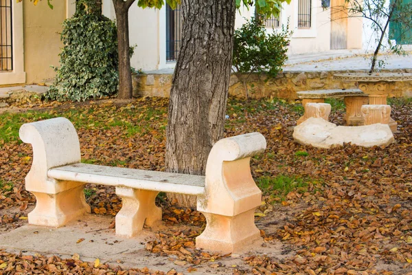 European Patio Fall — Stock Photo, Image