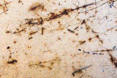 Paslanmış yüzey detay