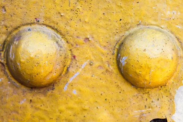 Verrostete Oberfläche Gelb — Stockfoto