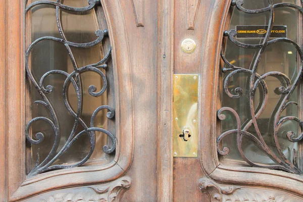 Старая Дверь Рустик — стоковое фото