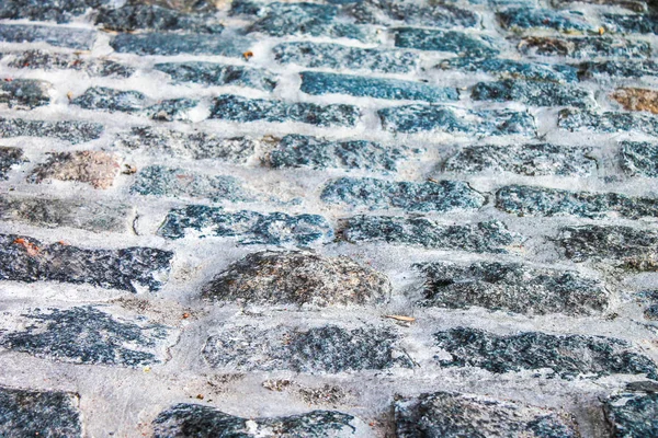 Cobblestone Detalle Pavimento Gris — Foto de Stock