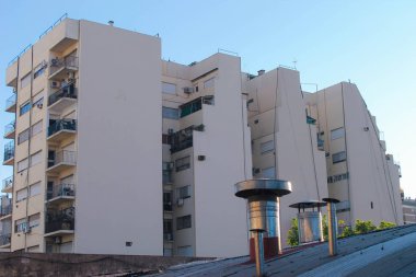 Konut Binaları Vintage Retro