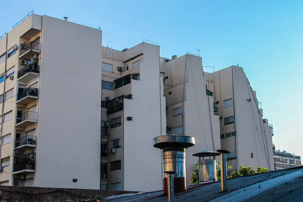 Konut Binaları Vintage Retro Street