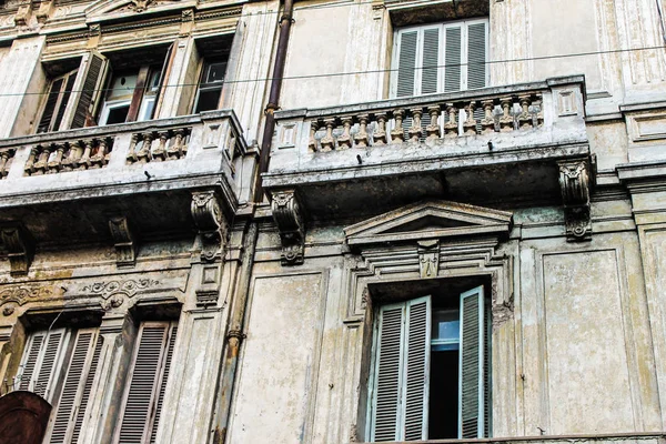 Edificio Vintage Calle Fachada — Foto de Stock