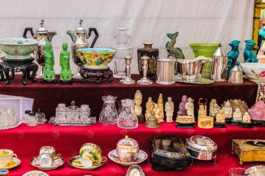 Vintage Nesneler Renkli Biçim