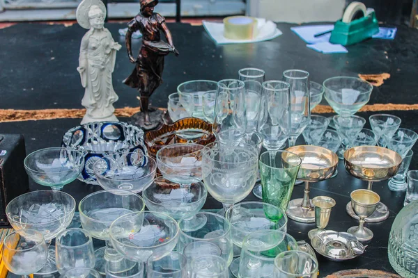 玻璃器皿物件复古复古 — 图库照片
