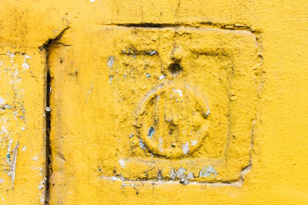 Крупный План Жёлтом Фоне — стоковое фото