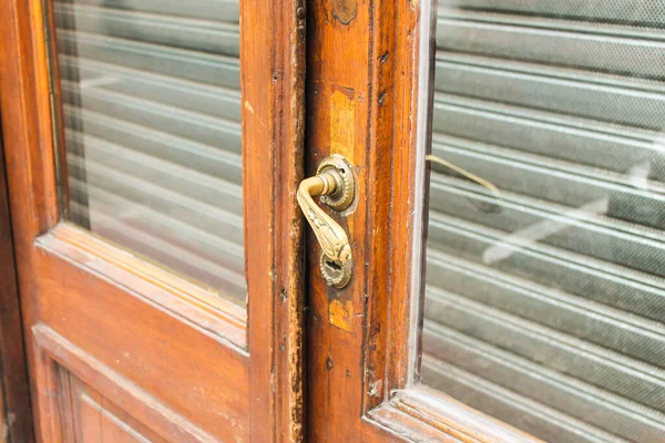 Detail Pintu Vintage Penutup — Stok Foto