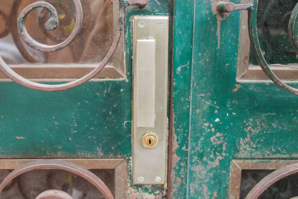 Vintage Porta Detalhe Arquitetura — Fotografia de Stock